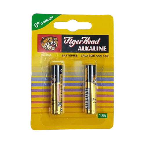 Tigerhead Alkaline Batteries LR03 AAA 1.5VReliable Long Lasting Power Pack 2 (T27473)