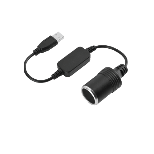 USB-C to 12V Car Cigarette Lighter Socket Adapter  T28420 – DC Step-Up Power Converter Cable