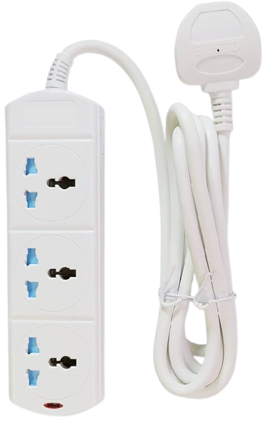 Robert Power Extension 3 Way 3 Meter Maximum Power  2500w (T26339)