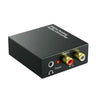 Analog to Digital Audio Converter – RCA/3.5mm to Optical and Coaxial Digital Output (AQ17208) - Alqamarshop