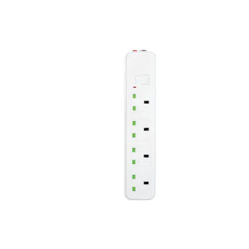 AHK 4-Way Extension Power Strip – Type G UK 3-Pin Sockets
