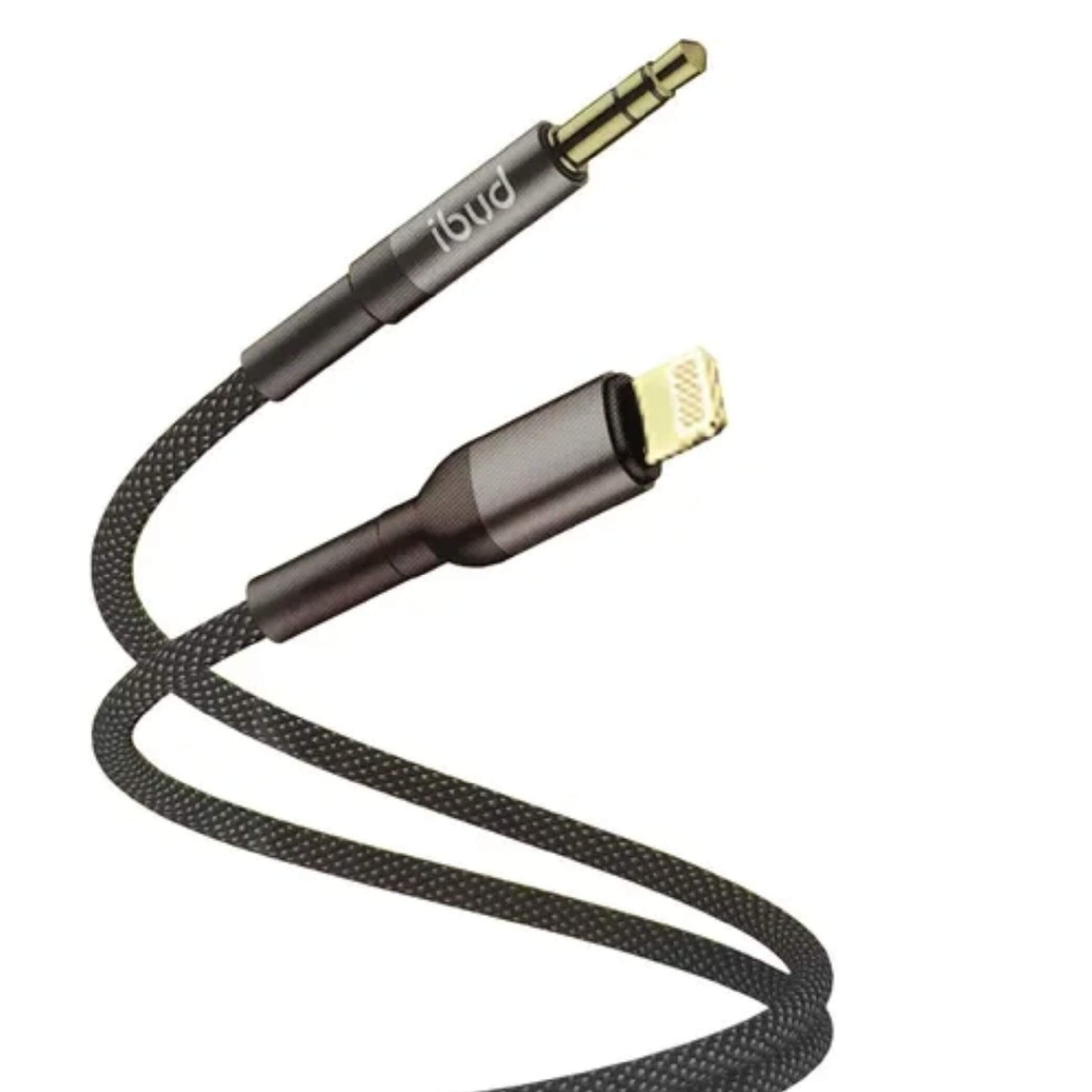 Budi Lightning to 3.5mm AUX Cable 1.2M – iPhone  Audio Connector for Car & Speakers