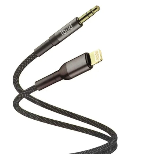 Budi Lightning to 3.5mm AUX Cable 1.2M – iPhone  Audio Connector for Car & Speakers
