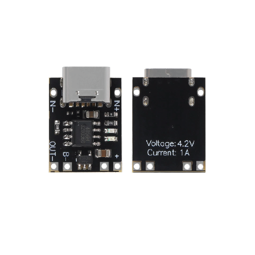 TP4056 USB Type-C Lithium Battery Charger &  Protection Module-1A 4.2V Li-Ion Charging Board