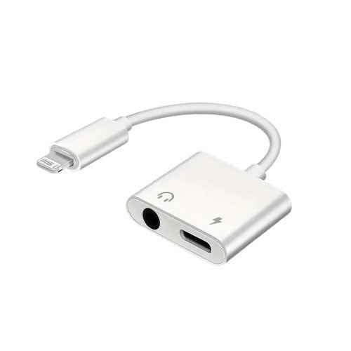 Davin 2-in-1 AUX Audio Adapter DAL-3 3.5mmJack Connector Cable for Earphones and Headphones