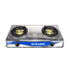 Sonashi Two Gas Burner SGB-208SN Double Stainless Steel Stove