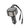 Earldom ES-CC30 Compact RetractableUSB-C Car Charger 30W (SN) - Alqamarshop
