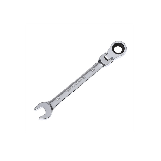 13mm Flexible Head Ratcheting Combination  Wrench – Chrome Vanadium Mirror Finish Spanner