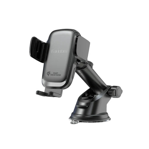 Earldom WC16 15W Wireless Car Charger and Phone Holder with Suction Cup (SN) - Alqamarshop
