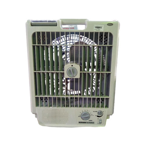 Sonashi Rechargeable Fan with Light Portable Cooling and Illumination (T26309) - Alqamarshop