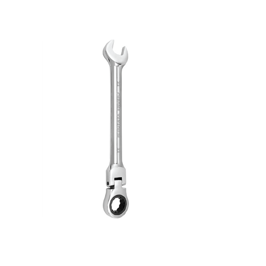 12mm Flexible Head Ratcheting Combination  Wrench – Chrome Vanadium Mirror Finish Spanner
