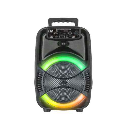 Portable Speaker AO-835 8 Inch Wireless Bluetooth Speaker with Powerful Bass, LED Lights