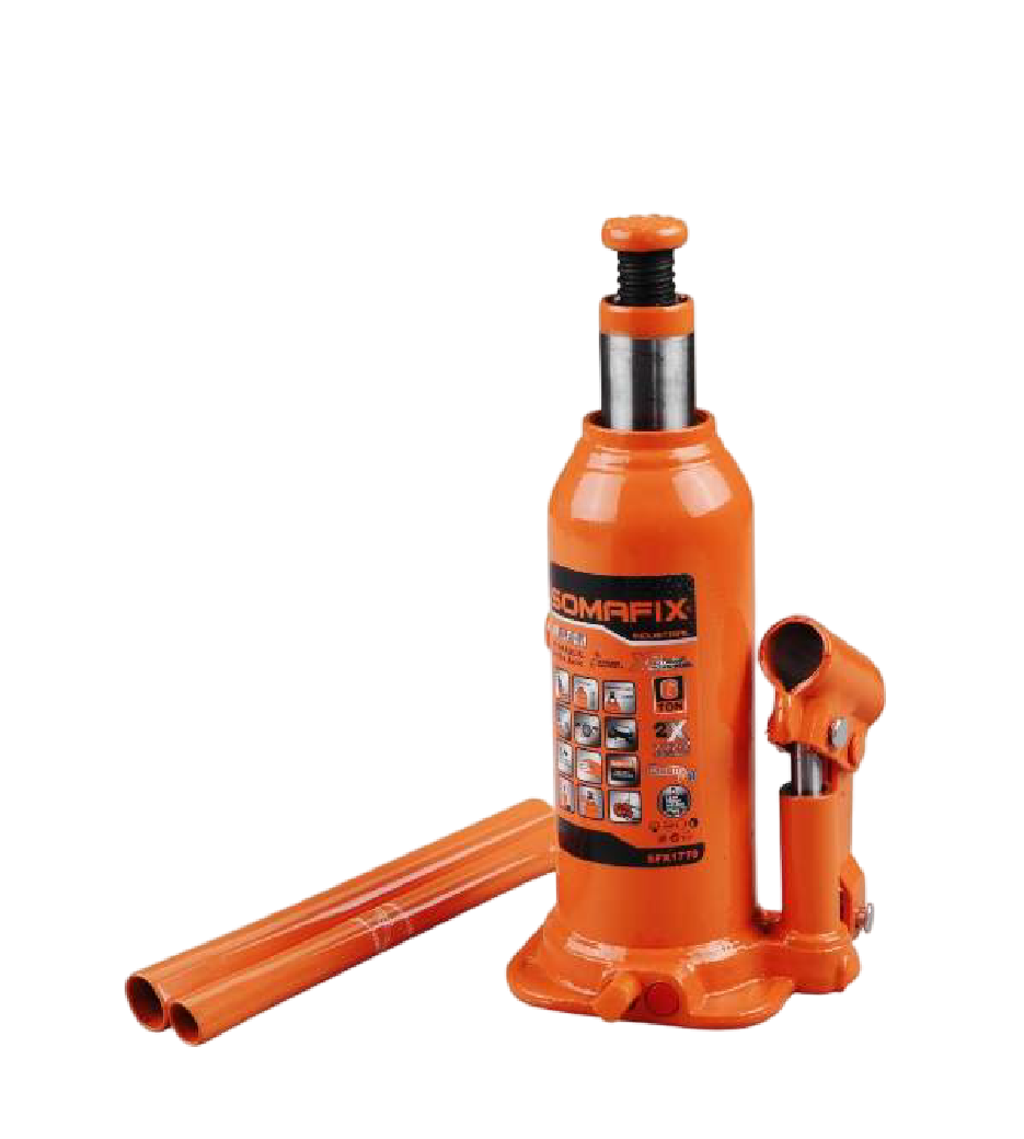 Soma Fix Hydraulic Bottle Jack | 2 Ton Capacity | Industrial-Grade Heavy Lifting Tool