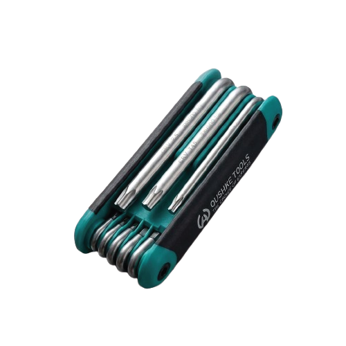 Folding Hex Key Set – CR-V Steel Multi-Size Allen Wrench