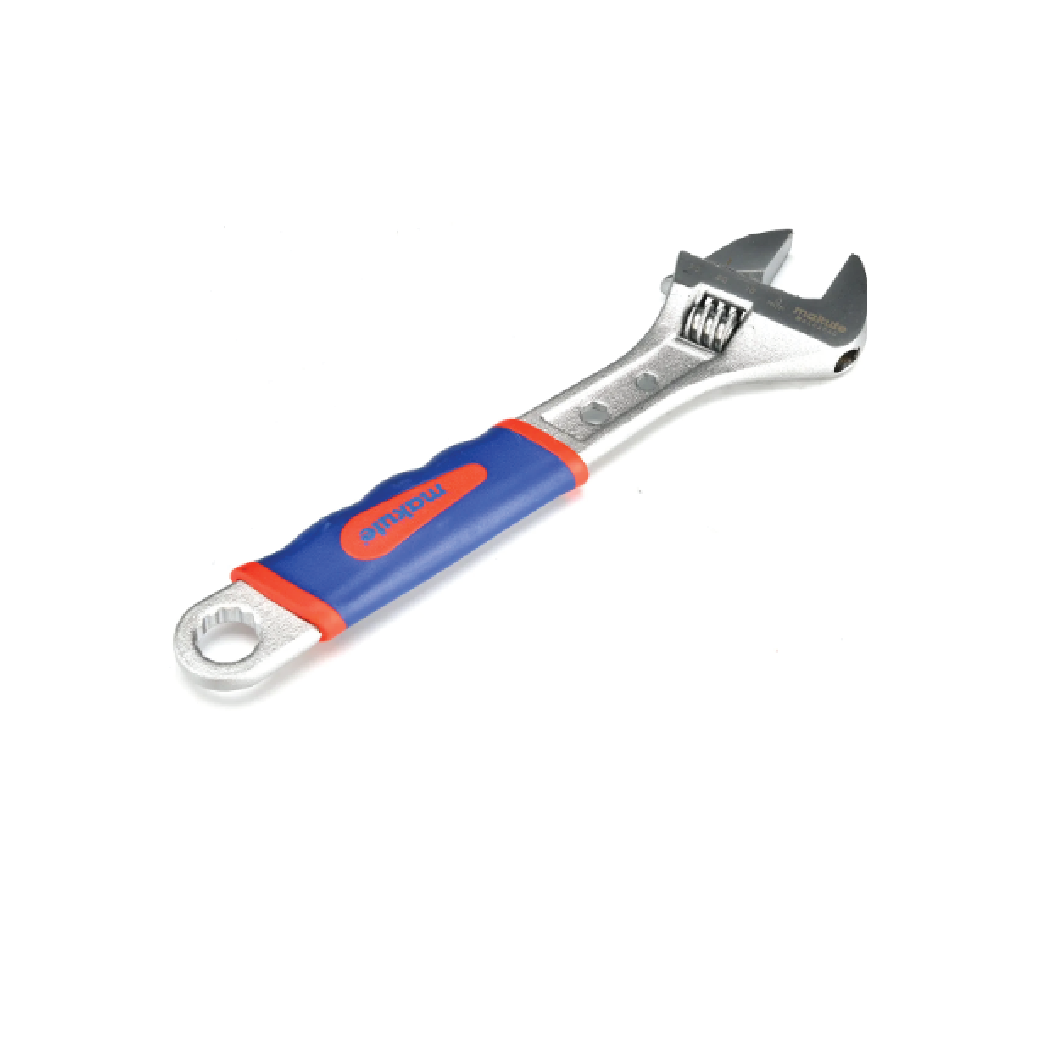 Makute Professional 10-Inch Adjustable Wrench –  Drop Forged CR-V Steel Spanner with Comfort Grip