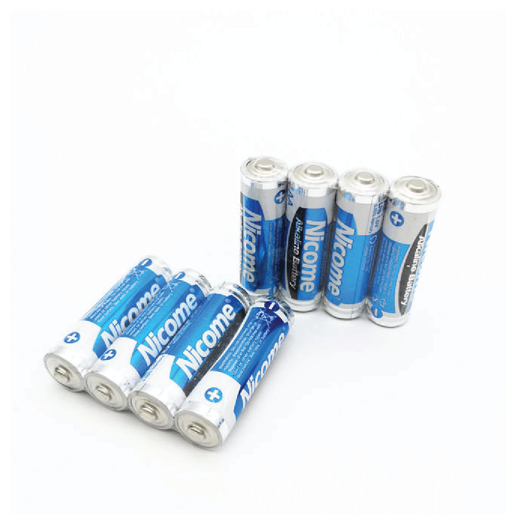 Nicome PLUS ULTRA AAA Alkaline Batteries 1.5V (LR03) 4+2  Free Pack – Mercury-Free High-Power Performance