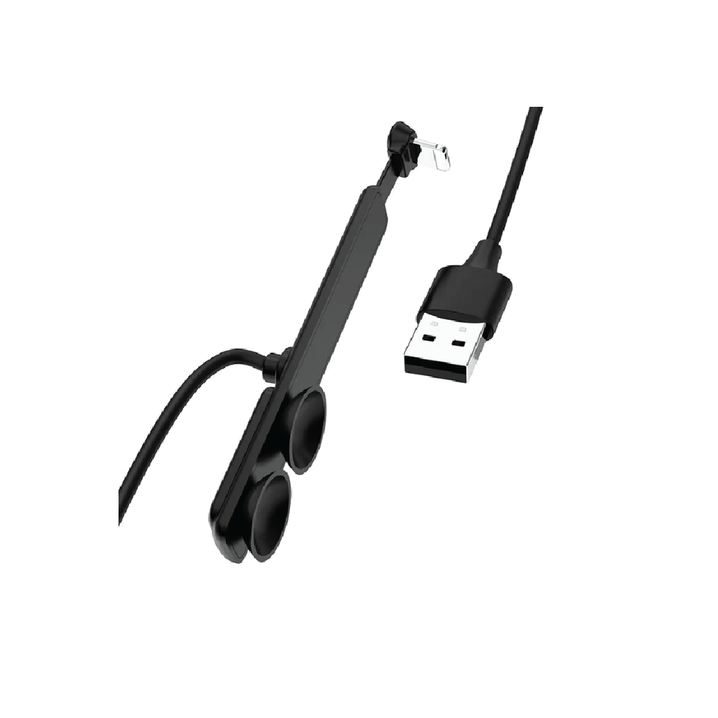 HOCO U51 Fun Tour USB to Lightning Gaming  Charging Cable – 1.2M, 2A Fast Charge (Black)