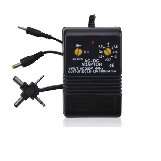 Terminator Deluxe Universal AC/DC Power Adapter  EA-350-13A – 350mA Multi-Voltage Supply