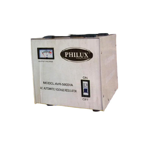 Philux AVR-5000VA Automatic Voltage Regulator Reliable Power Stabilizer for Home and Office - Alqamarshop