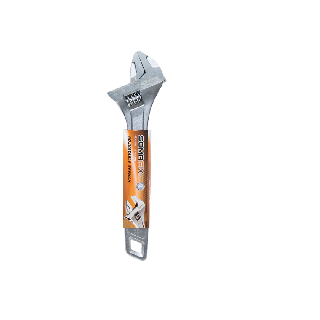 Somafix SFX5287 12-Inch Industrial Adjustable  Wrench – Heavy-Duty Chrome Vanadium Hand Tool