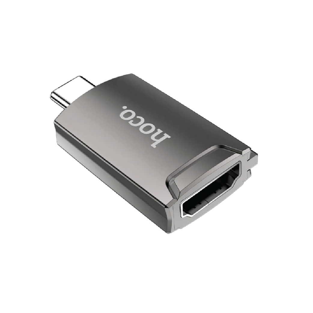 Hoco UA19 Easy Flow Type-C to HDMI Adapter –  4K UHD USB-C to HDTV Display Converter