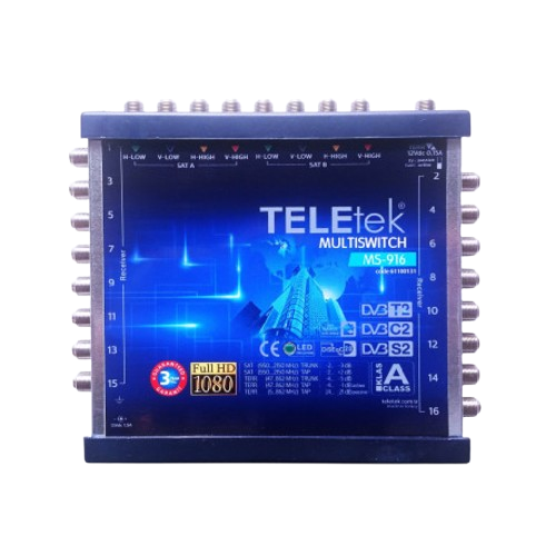 TeleTek Multiswitch MS-916 (T23509) - Alqamarshop