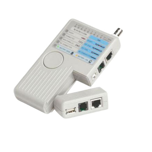 LK-515 Remote Cable Tester 4-in-1 Network,Telephone, Coaxial and USB Testing Tool (T10484)