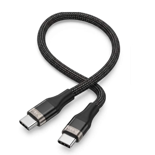 Pukka P-Cordcc Metal Braided USB to Type-C Cable –  1 Meter Fast Charging & Data Sync
