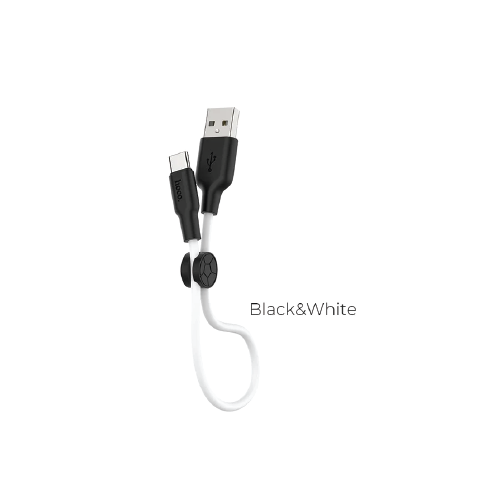 Hoco X21 Plus Silicone USB-C Charging Cable – 25cm