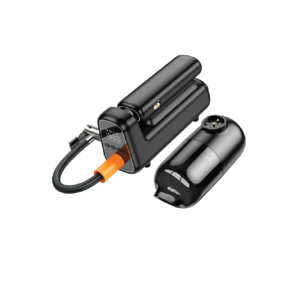 HOCO DPH05 Cool 5-in-1 Multifunctional Vacuum  Cleaner & Air Pump-Portable Inflator, Blower & LED Light