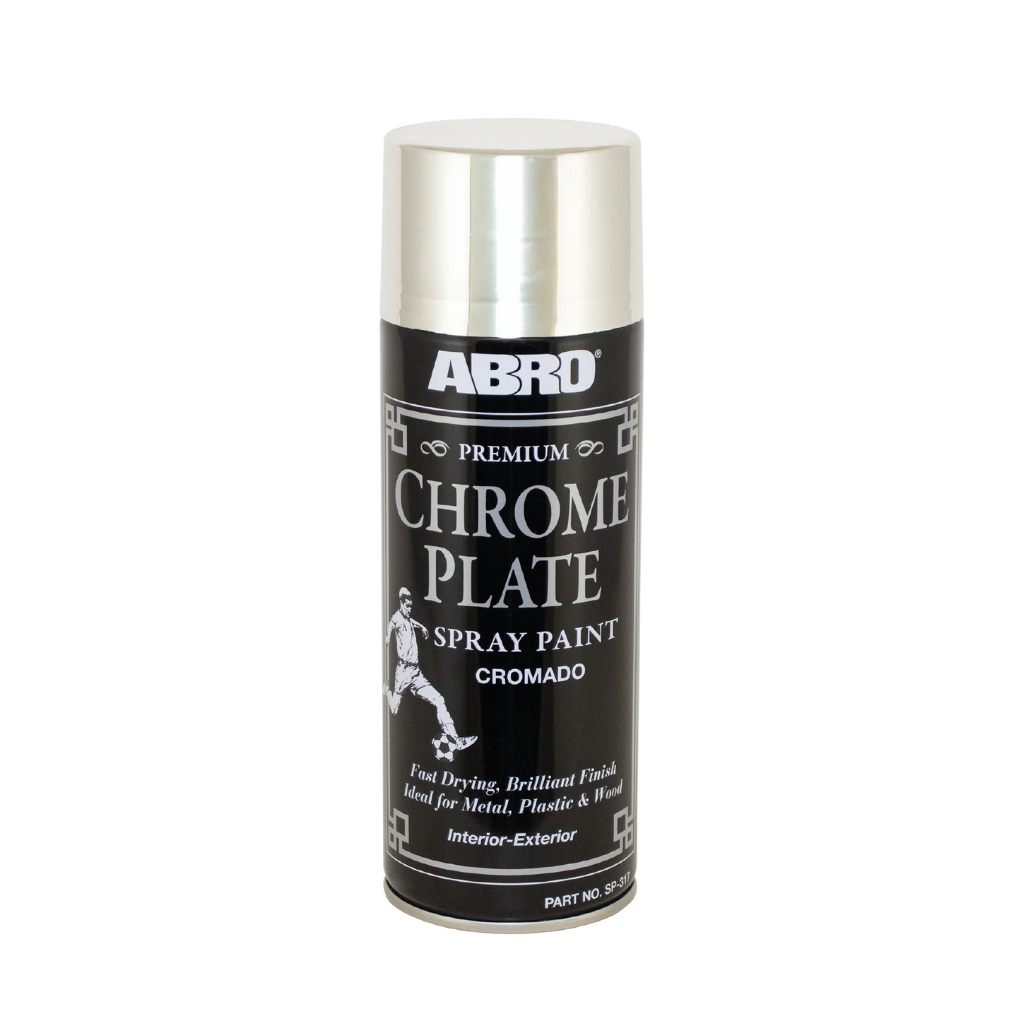 Premium Grade Chrome Spray Paint ABR-317-PCHR  – Interior & Exterior Use