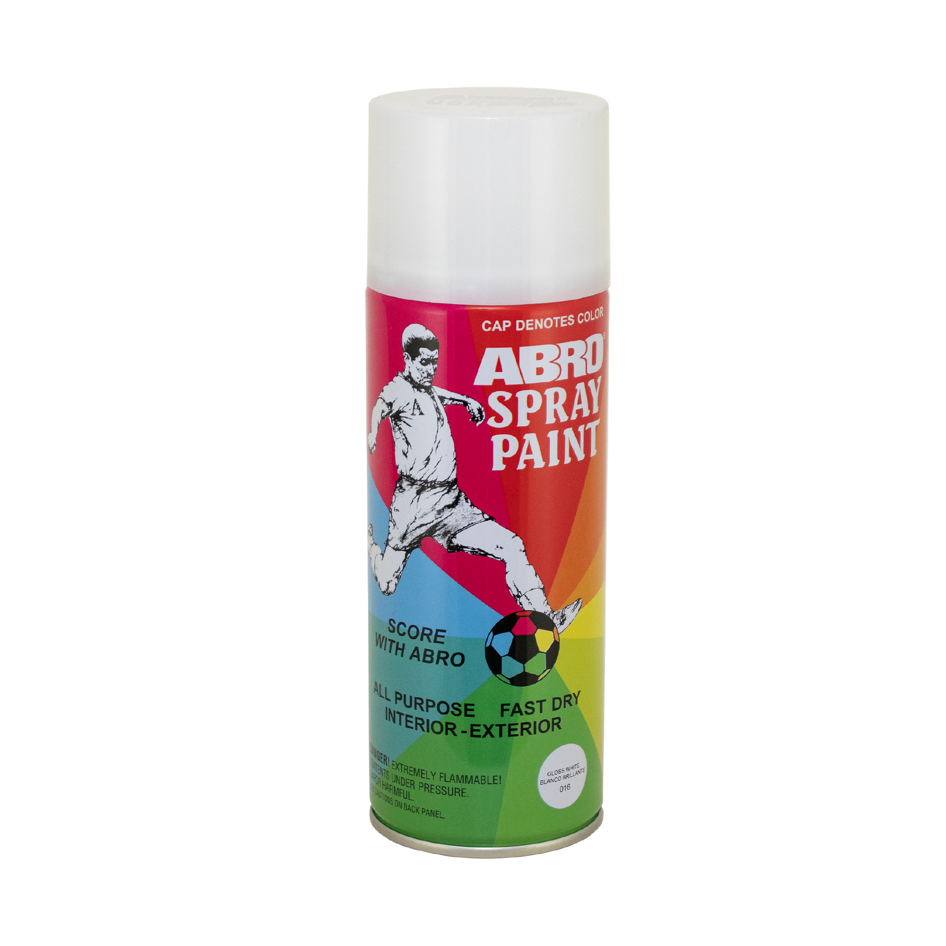 ABRO Gloss White Spray Paint Blanco Brillante 016  – Premium Finish
