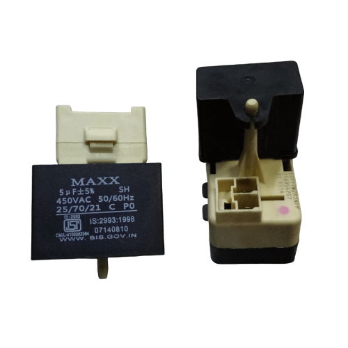 Max Capacitor 5µF ±5% 450V AC 50/60Hz (25/70/21 C)