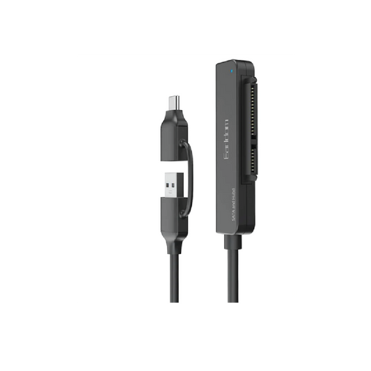 Earldom ET-W36 2-in-1 USB-C/USB-A to SATA Adapter – High-Speed HDD/SSD External Converter