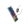 مجموعة لوحة مفاتيح وماوس للألعاب بإضاءة متوهجة Hoco GM18 - إضاءة LED RGB، سلكي بمنفذ USB
