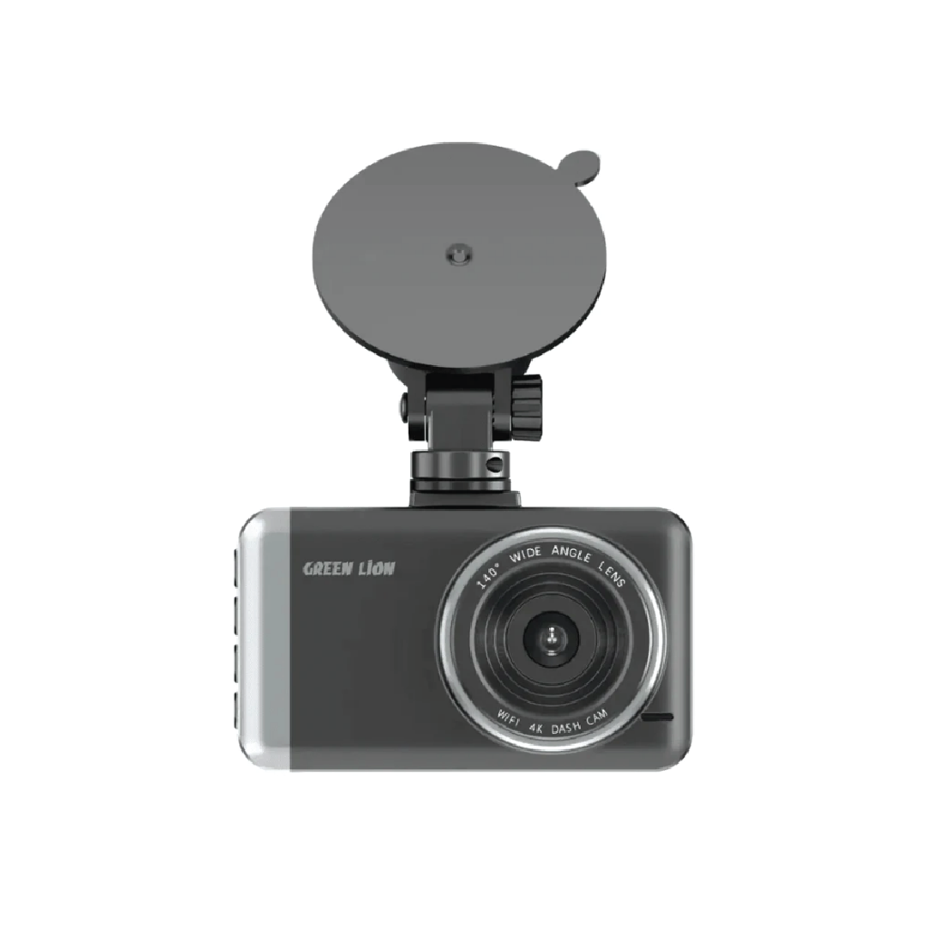 Green Lion Dash Cam Pro Front & Rear Dual Camera  Full HD-Advanced Vehicle Recording System (Black)