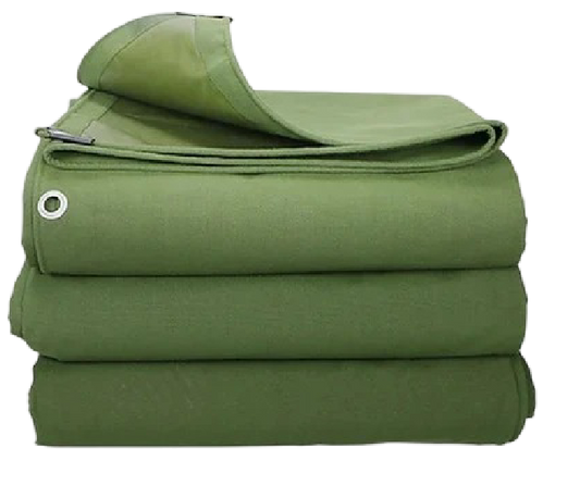 Hunter Canvas Tarpaulin 500 GSM (2x3M) – Heavy-Duty Waterproof Cover - Alqamarshop