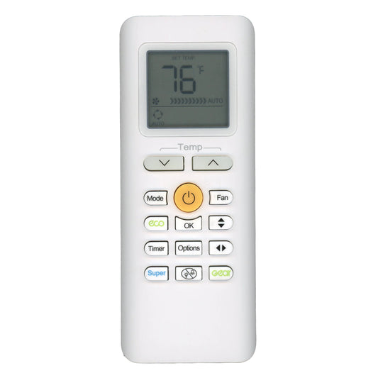 Midea RG70E/BGEFU1 Air Conditioner Replacement Remote Control