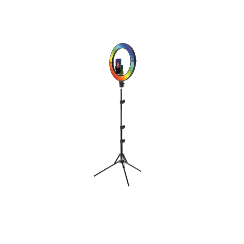 Green Lion 18-Inch Foldable RGB Ring Light – 520 LEDs, 2500 Lumens