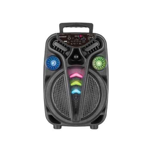 Portable Bluetooth Speaker AO-832  8 Inch High-Power Sound System with LED Lights and Mic Support
