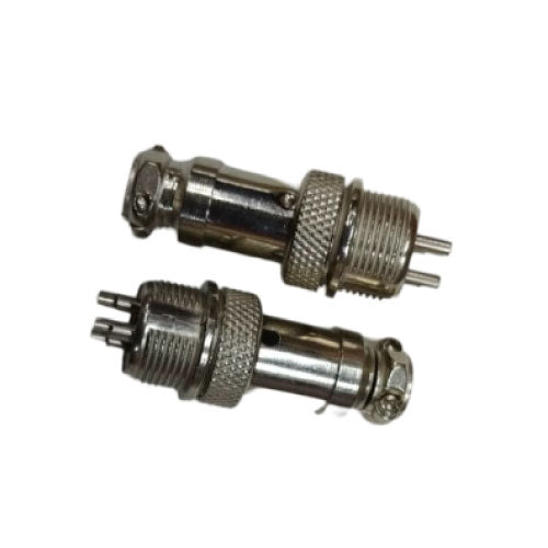 Electronic Spices 3-Pin Threaded Male Female Panel Connector Secure and Reliable Connections - Alqamarshop