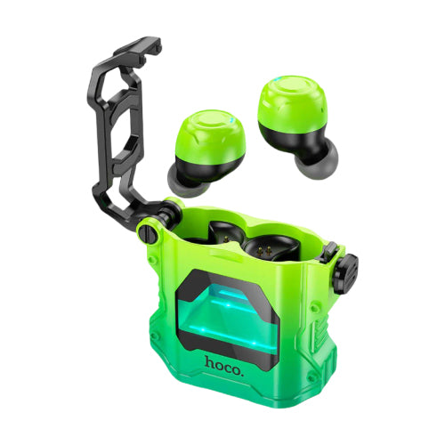 HOCO EW33 Bluetooth 5.3 Low-Latency Gaming Earbuds Green (SN) - Alqamarshop