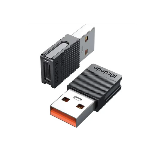 Mcdodo OT-6970 Type-C to USB-A 2.0 Converter –  5A Fast Charging & Data Transfer Adapter