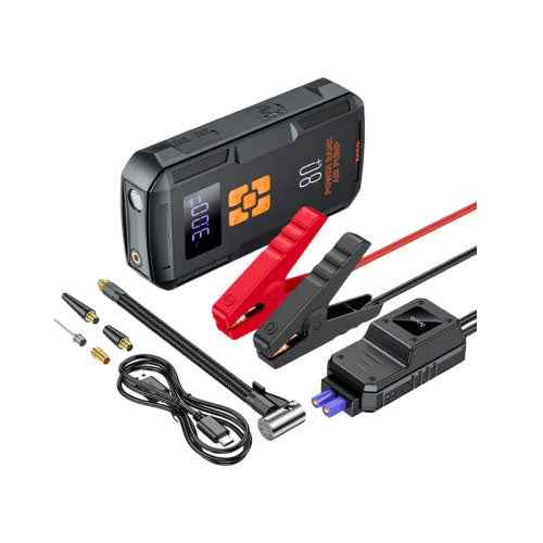 Hoco QS4 Air Pump with Emergency Car Jump Starter 10000mAh Multi-Function Portable Power Bank (SN)