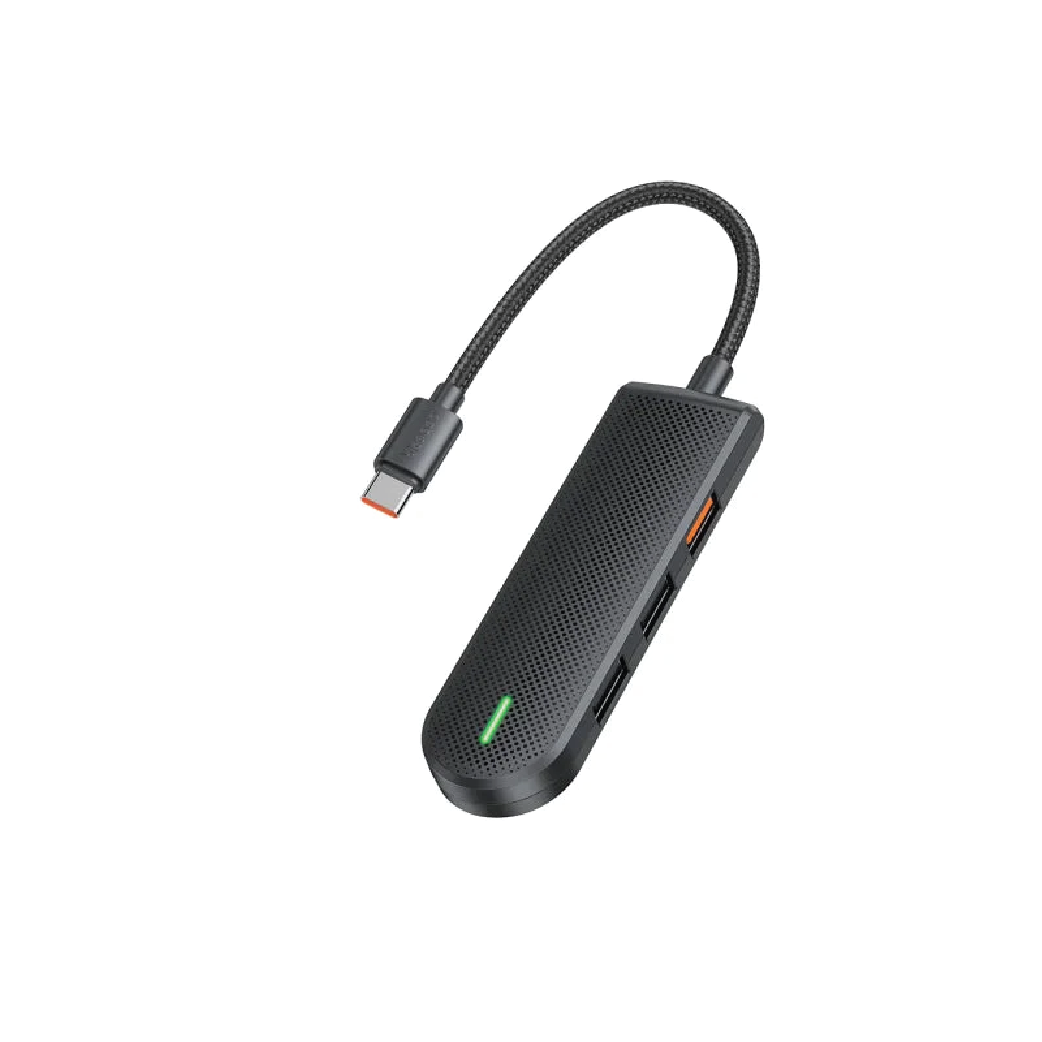 Mcdodo HU-143 5-in-1 Massive Expansion USB-C  Hub – USB 3.0, Dual USB 2.0, SD & TF Card Reader
