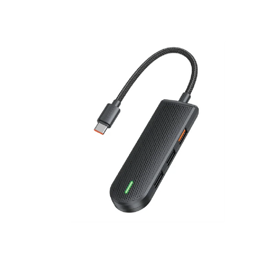 Mcdodo HU-143 5-in-1 Massive Expansion USB-C  Hub – USB 3.0, Dual USB 2.0, SD & TF Card Reader