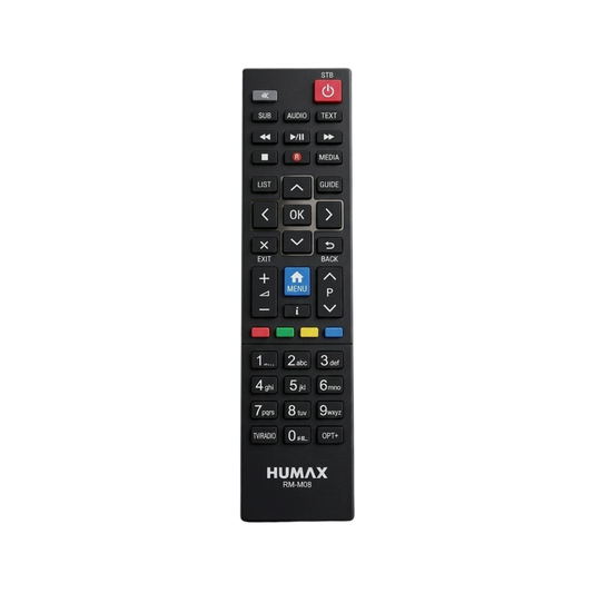 Remote control for humax set top box or player RM-M08