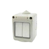 Kenwel 2-Gang 2-Way Plate Switch KN304WP IP55 Weatherproof