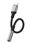 Earldom Audio Cable 8 Pin To 3.5mm Headphone  Adapter 12 CM OT-76 (T26665) - Alqamarshop