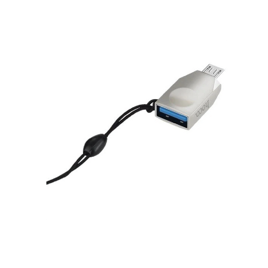 Hoco UA10 Micro-USB to USB-A OTG Adapter –  Charging & Data Sync Converter with Zinc Alloy Body